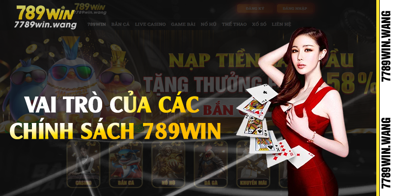 Vai trò của các chính sách 789win